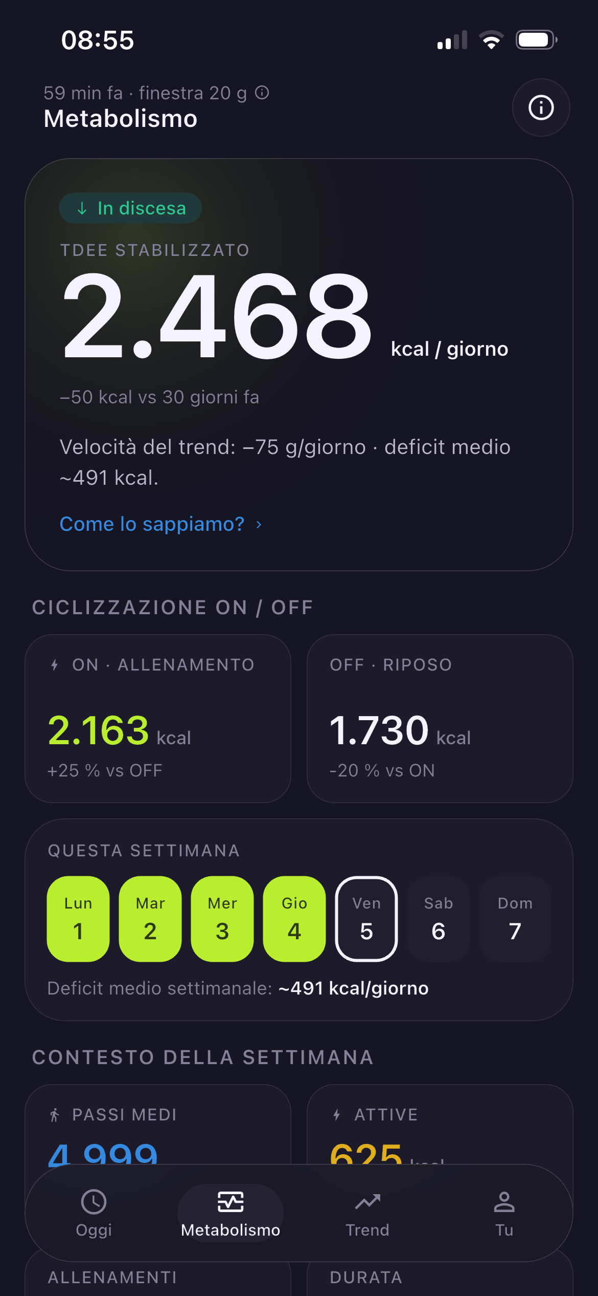 Metabolismo avanzato